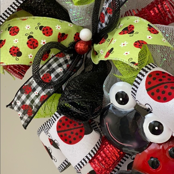 Ladybug wreath